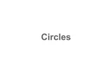 Circles