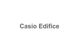 Casio Edifice