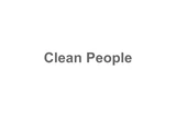 Clean People